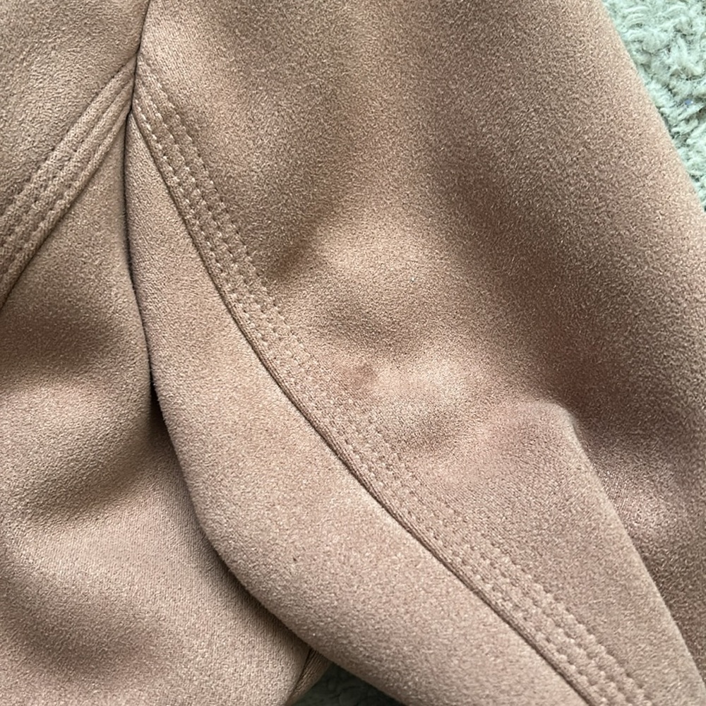 Haute Monde Women's Pink Suede Jacket size XL - Picture 8 of 9